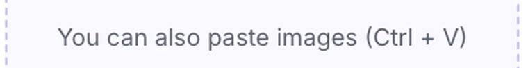 The paste hint in Pixpoo JPG to PDF showing images can be added with Ctrl and V