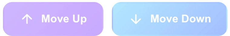 The Move Up and Move Down buttons in the Pixpoo Merge PDF page preview